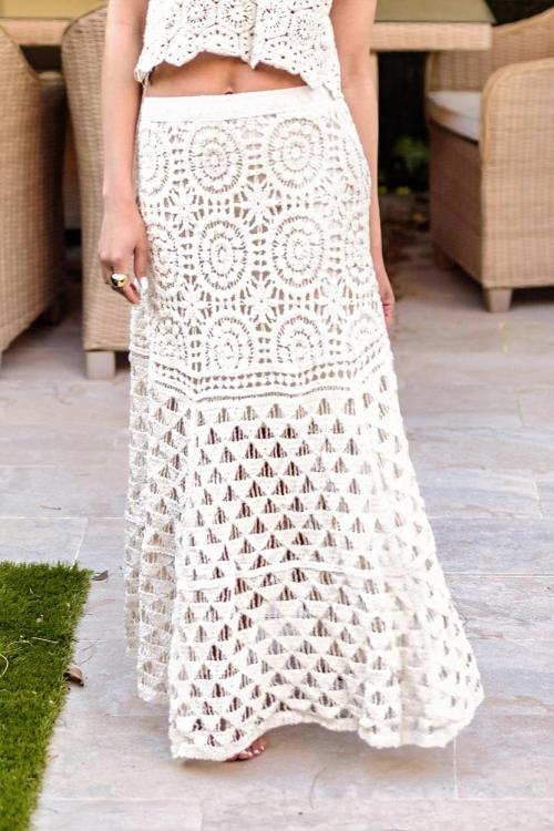 Boho Crochet Candelaria Skirt