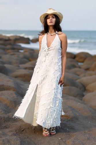 Boho-Kleid Blumensalz