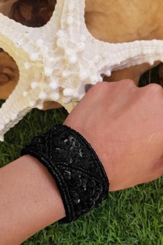 Pulseira de escarlate turquesa