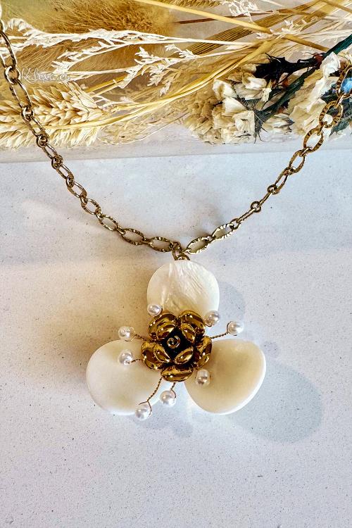 Boho Windblume Halskette