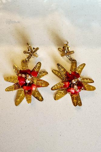 Pendientes flor de Estrella