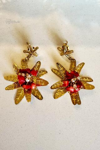Pendientes flor de Estrella