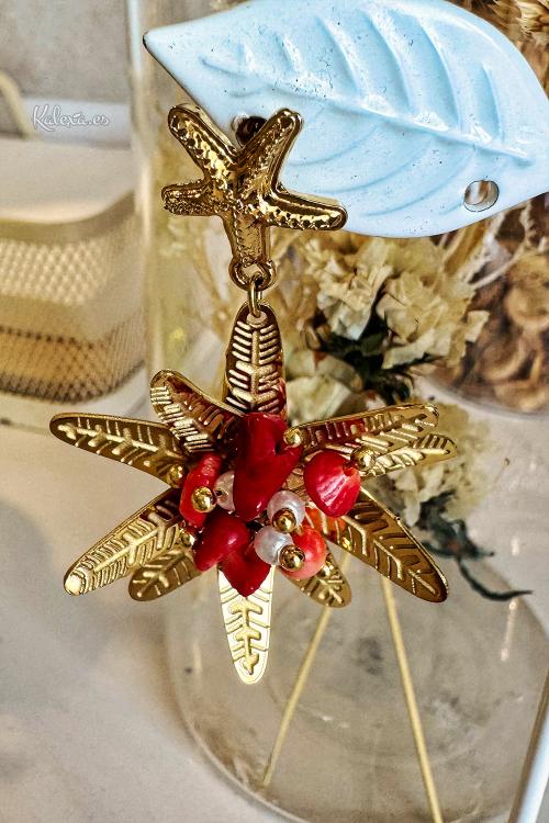 Star Flower Earrings