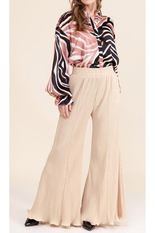 Calça Plissada Alaia