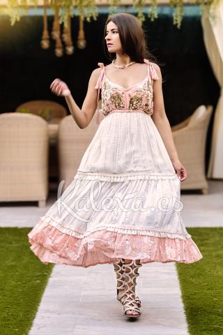 Salmon Bohemian Dress