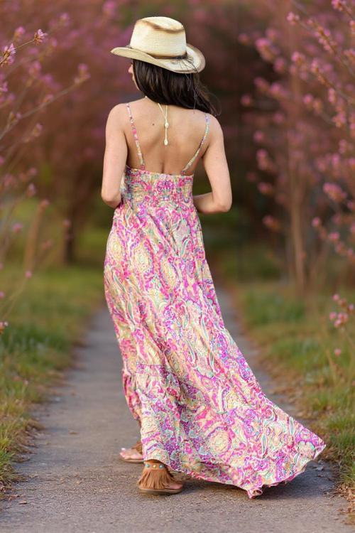 Boho Duna Rosé Dress