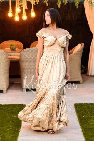 Robe bohème à demi-lumière