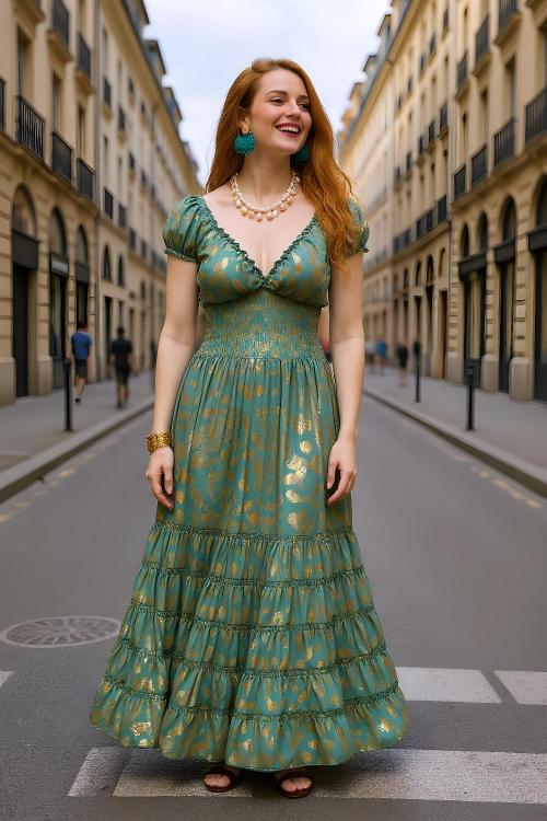 Boho-jurk bij schemering