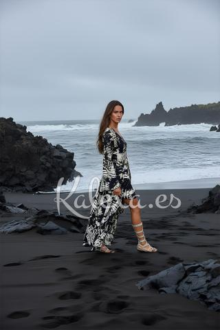 Vestido Boho Kalexa Cenizas de Luna