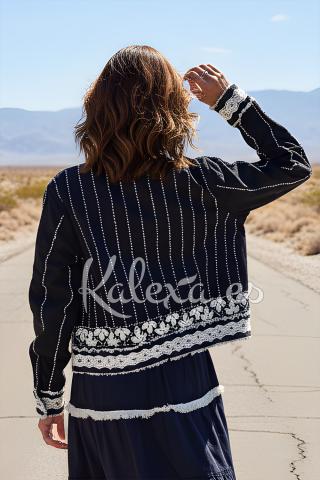 Jaqueta Boho Conchas