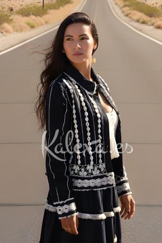 Jaqueta Boho Conchas