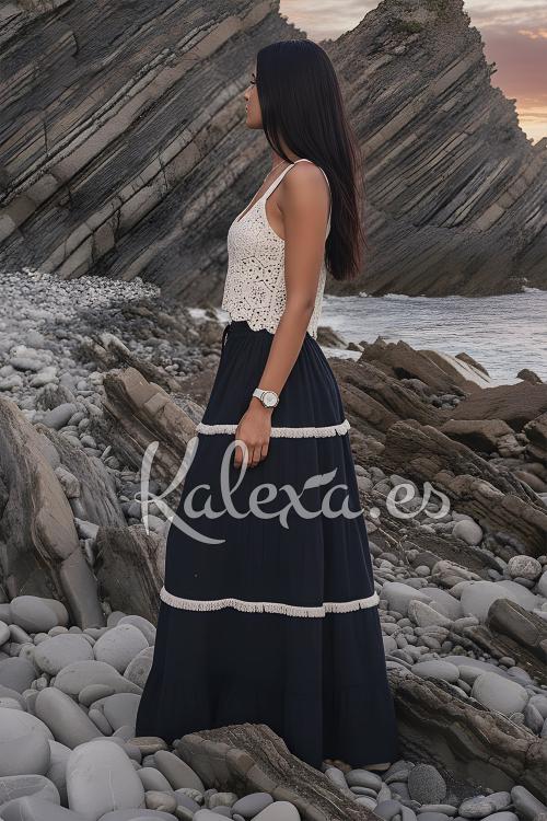 Falda Boho Luna Nueva