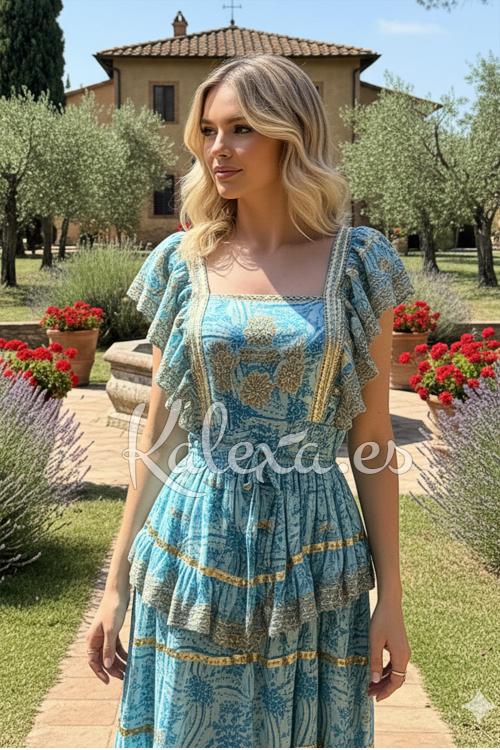 Robe d'invitée Boho Kaelis
