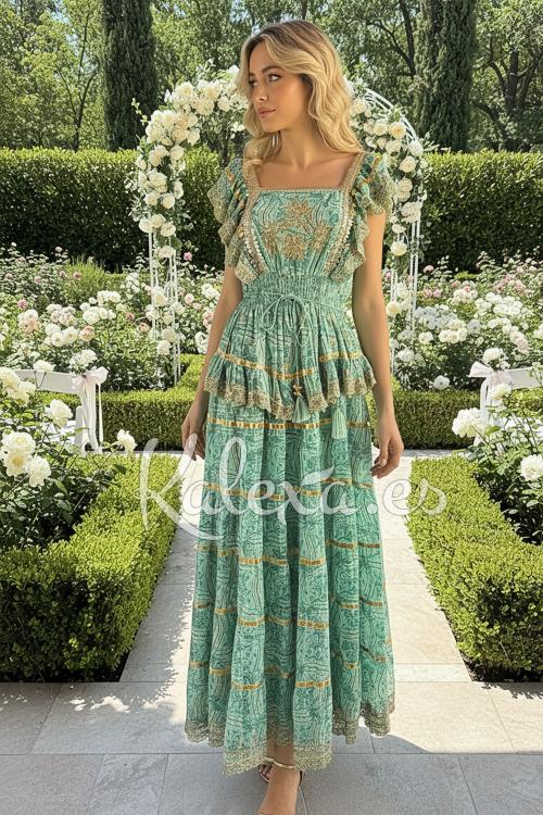 Vestido convidada Boho Kaelis