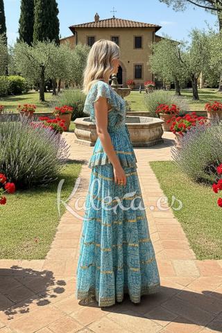 Vestido convidada Boho Kaelis
