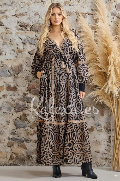 Abito Boho Sussurro a Cascata