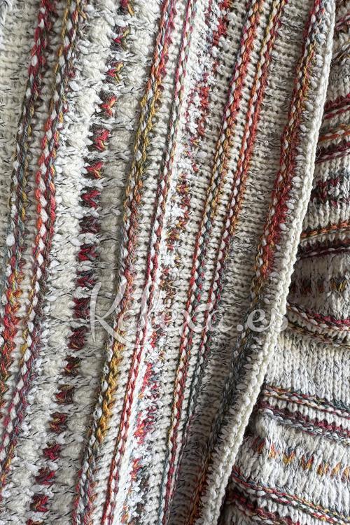 Herbstlicht-Strickjacke