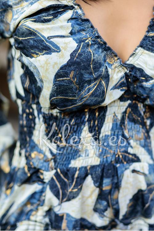 Boho jurk Kalexa Soul of Leaves