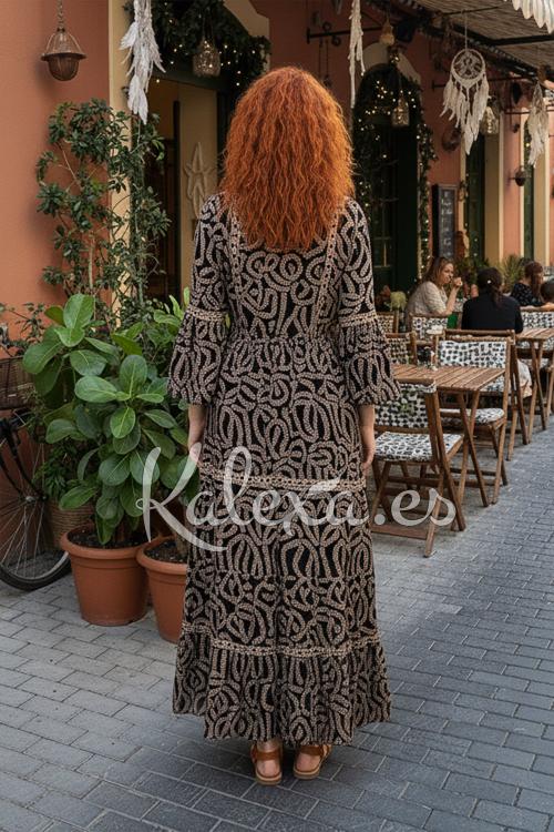 Boho Noir Soleil Dress