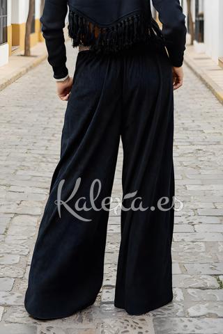Calça estilo palazzo boho