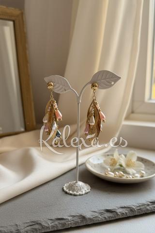 Boucles d'oreilles Pluie en Pastel