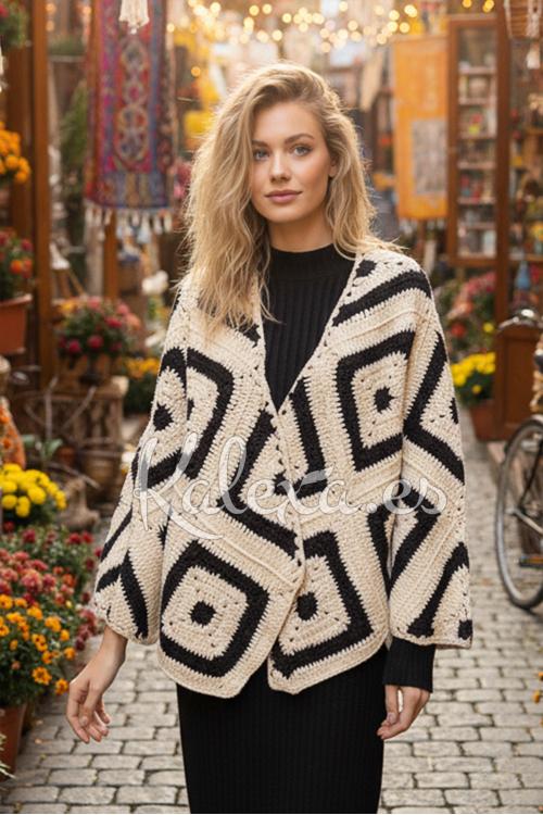 Chaqueta Crochet Aurora