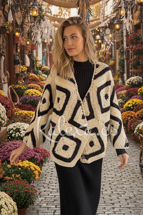 Chaqueta Crochet Aurora