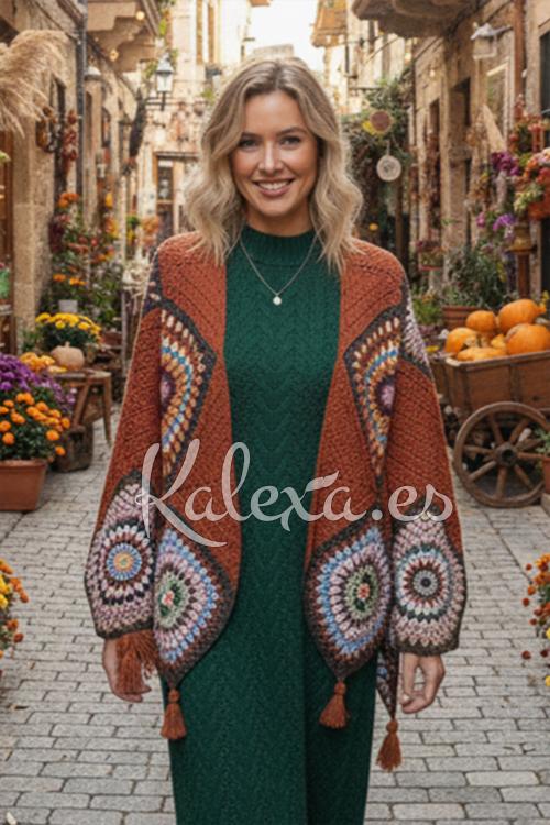 Chaqueta Crochet Encanto de Nudos