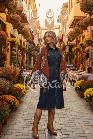 Chaqueta Crochet Encanto de Nudos