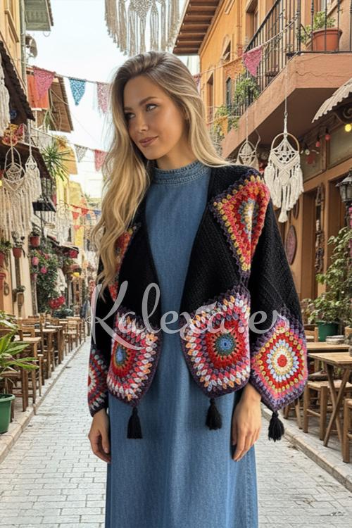 Chaqueta Crochet