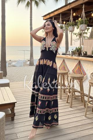 Boho Coral Dream Jurk