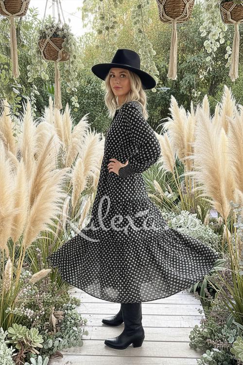 Kleid Boho Noir Essence