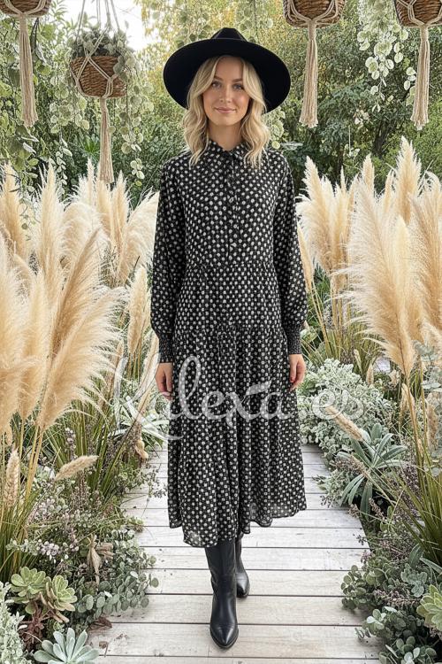 Kleid Boho Noir Essence