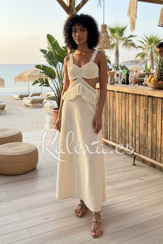 Vestido Boho Flor de Arena