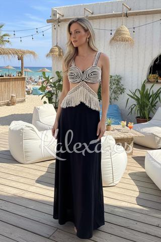 Boho Sand Flower Dress