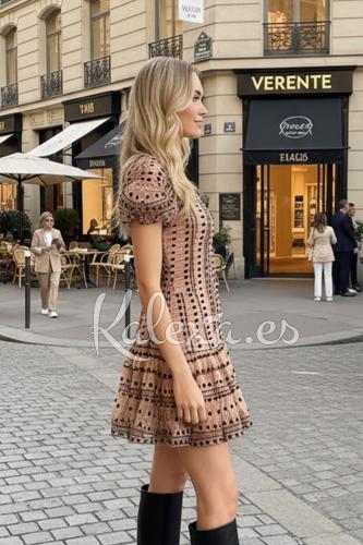 Boho Oasis Noir Dress