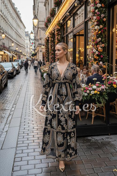 Vestido Boho Sol Nocturno