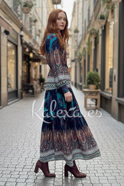 Robe Boho Lumière Obsidienne