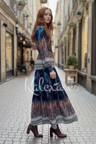 Boho-Kleid "Licht Obsidian"