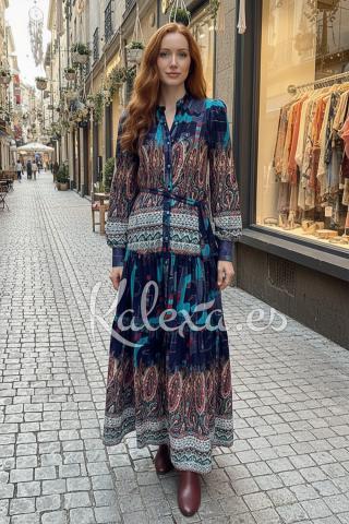 Boho Light Obsidian Dress