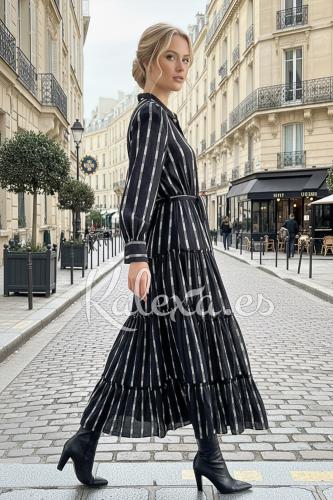 Robe Boho Lumière Obsidienne