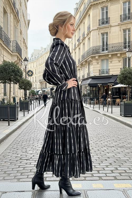 Robe Boho Lumière Obsidienne