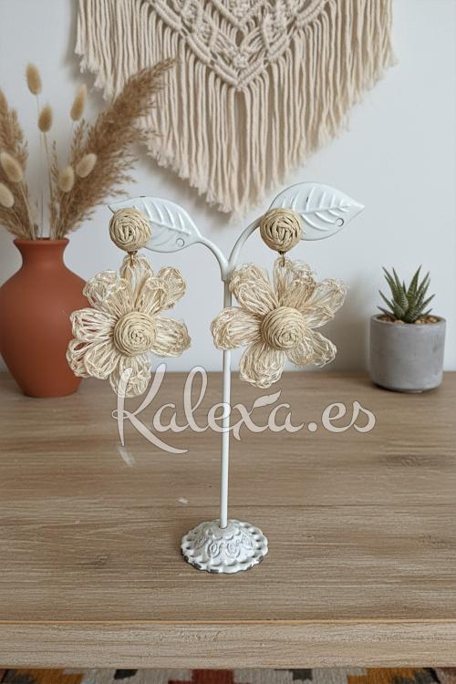 Brincos Boho Flor Lía