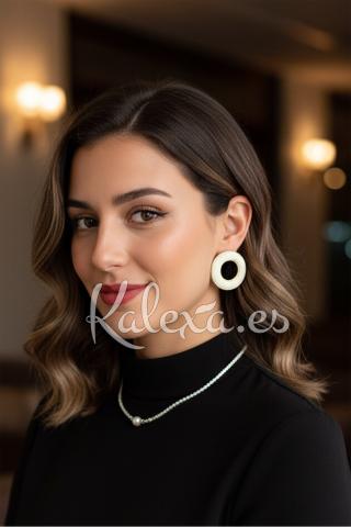 Pendientes Boho Aro papel