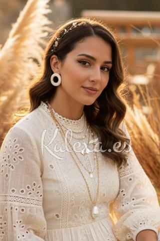 Boucles d'oreilles Boho en papier créoles