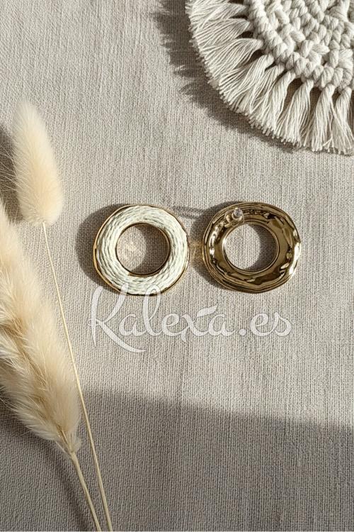 Boho Paper Hoop Earrings