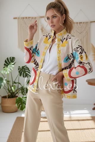 Casaco Boho Luz Mediterrânea