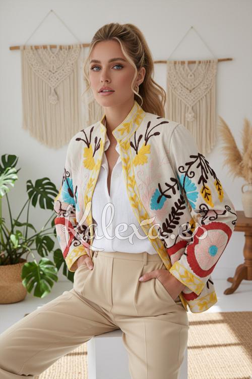 Giacca Boho Luce Mediterranea