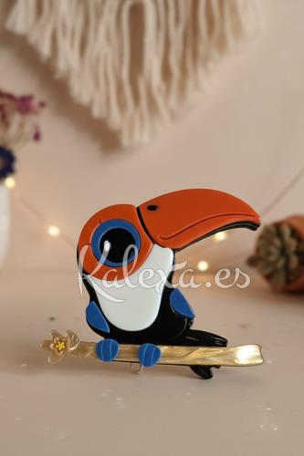 Boho Toucan Brooch