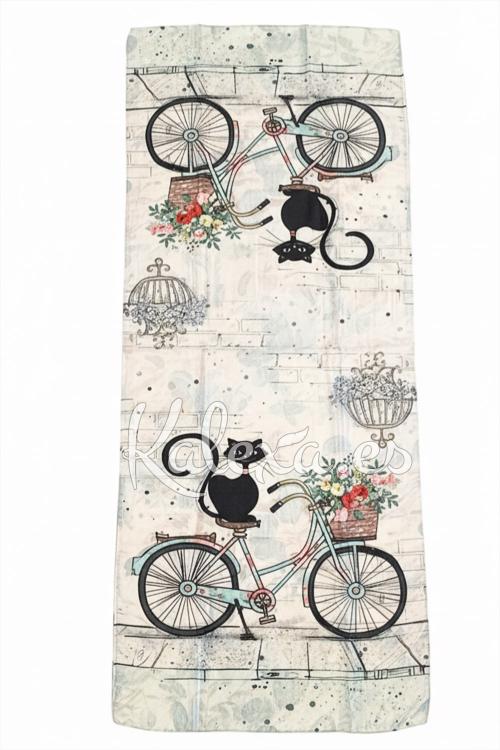 Boho Wanderende Kat Sjaal